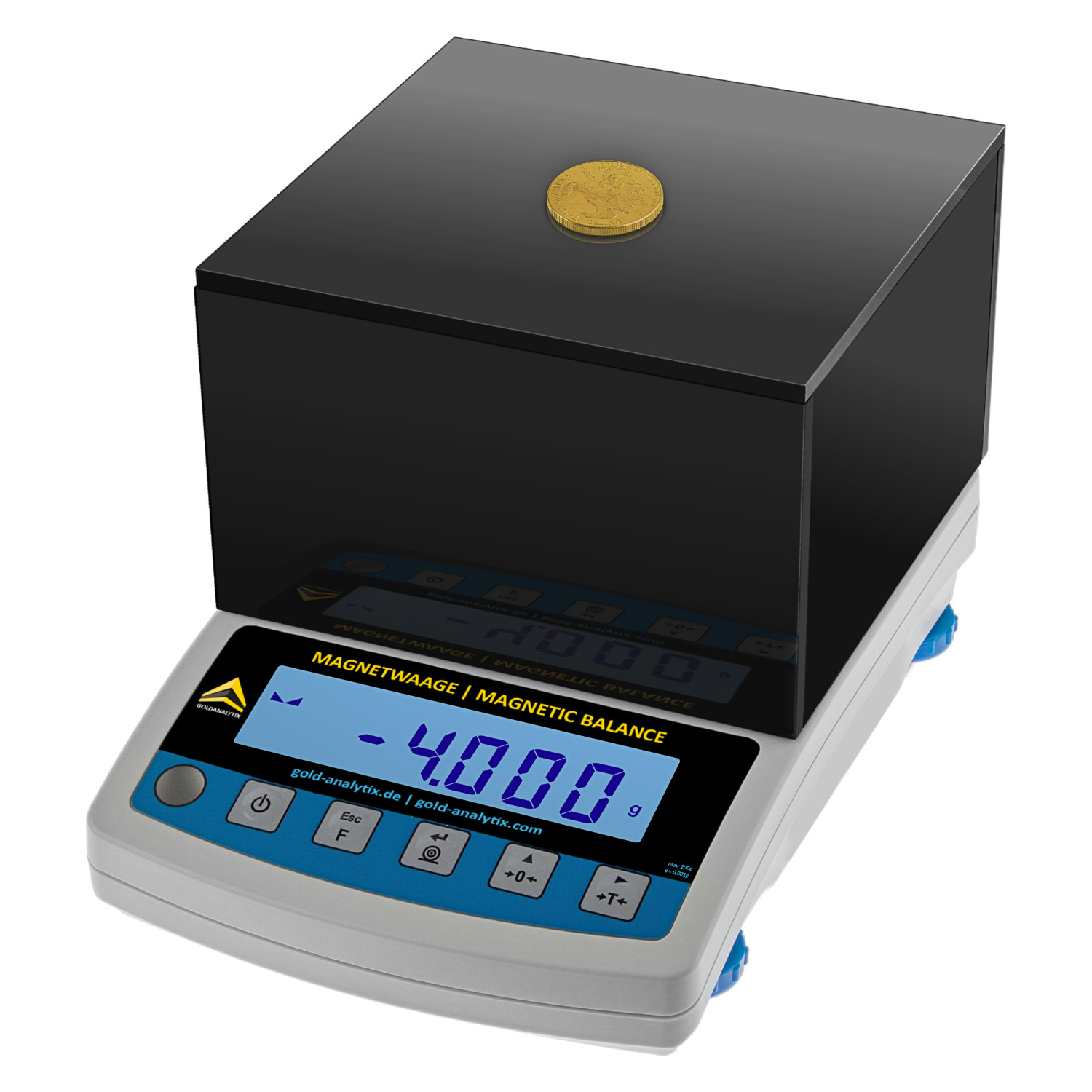 magnetwaage gold testen wolfram zerstörungsfrei echtheitsprüfung edelmetalle